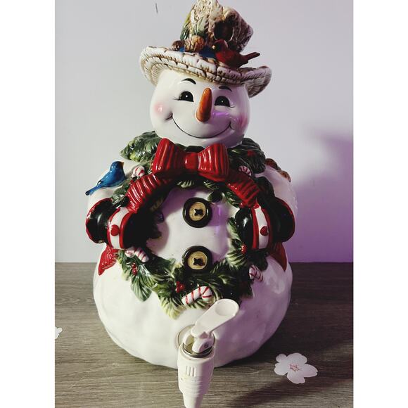 Better Homes and Gardens Snowman “Merry Christmas” Beverage Dispenser WINTER - Picture 1 of 11